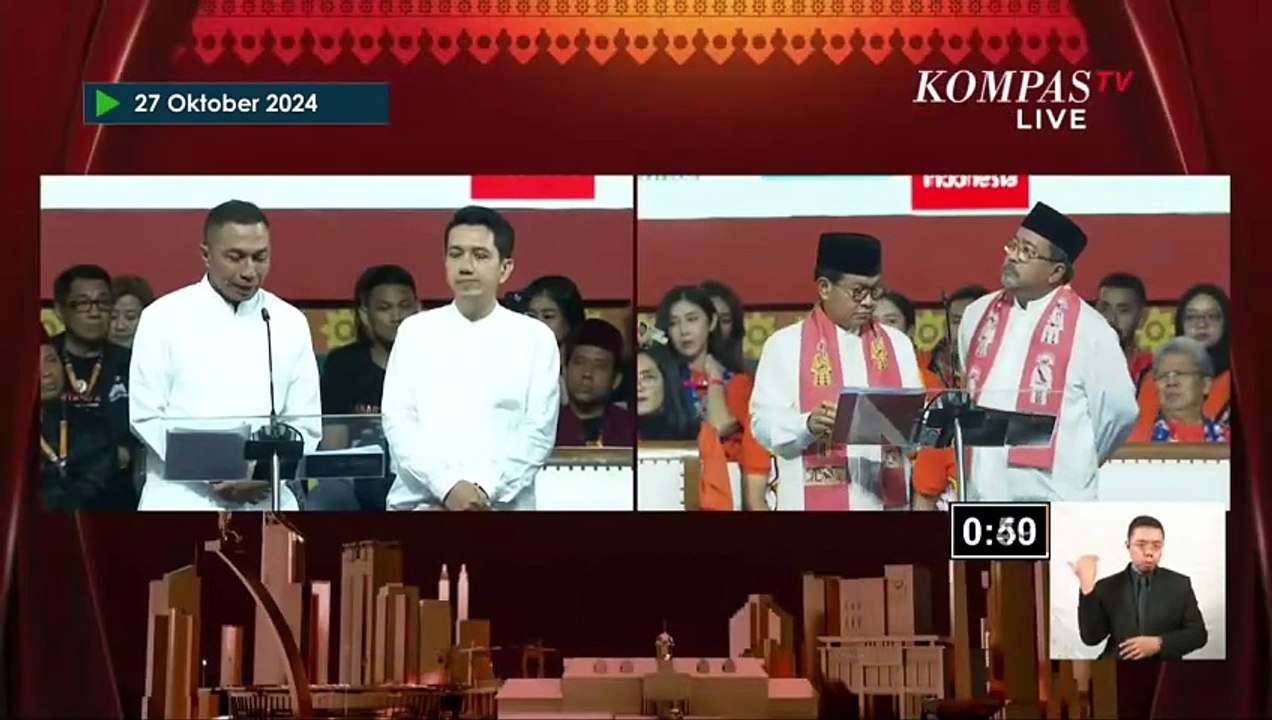 Dharma Pongrekun dan Rano Karno Saling Balas soal Suku Badui di Debat Pilgub Jakarta