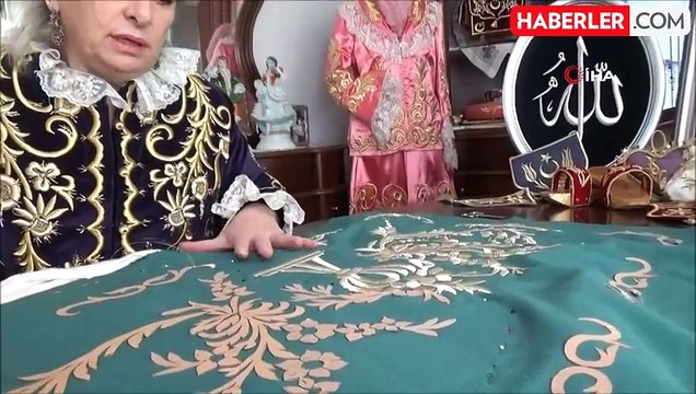 Edirneli Sanatçı Radife Ot, Evini Sim Sırma Atölyesine Dönüştürdü