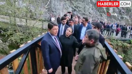 Bakan Tunç, kesin korunacak hassas alan olarak tescil edilen Ulukaya şelalesinde inceleme yaptı