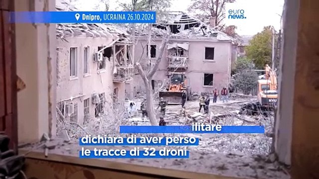 Ucraina: attacchi con droni incrociati, Putin commenta l'eventuale uso di armi a lungo raggio