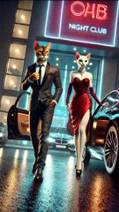 Dancing cat couple# nice # ## wow