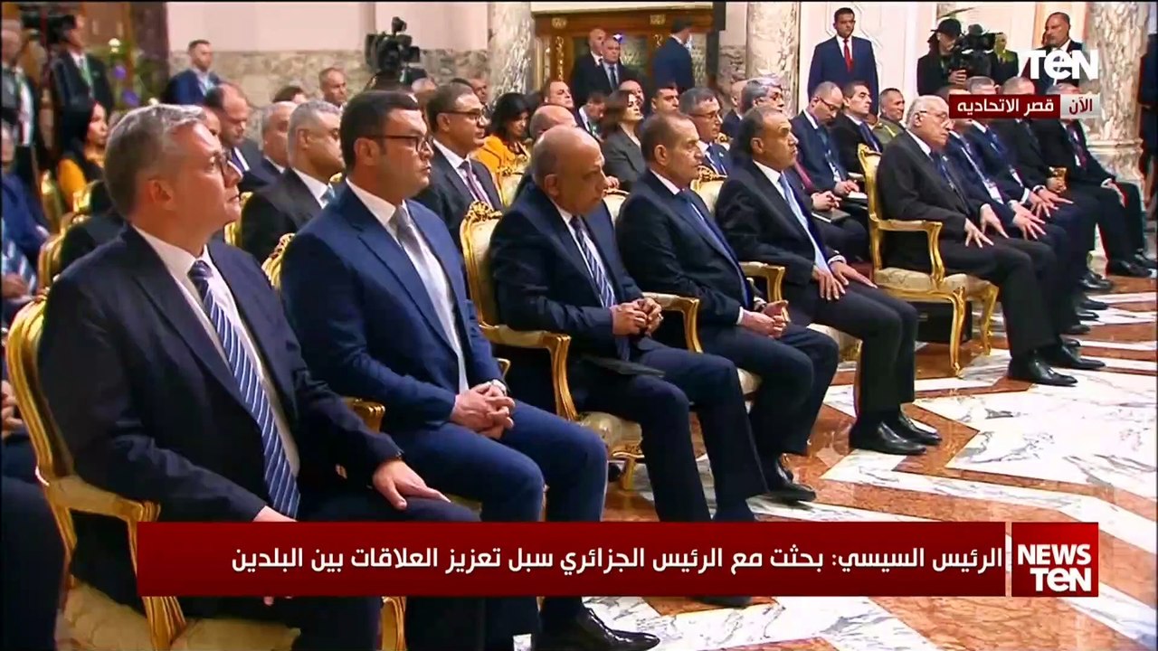 الرئيس السيسي:  فرص التعاون بين مصر والجزائر كبيرة وهناك فرص للعمل المشترك في المشروعات الكبرى