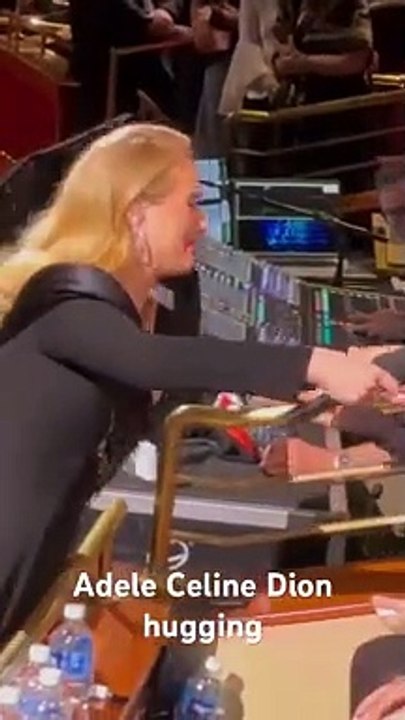 Adele se emociona ao ver Céline Dion na plateia de seu show em Las Vegas