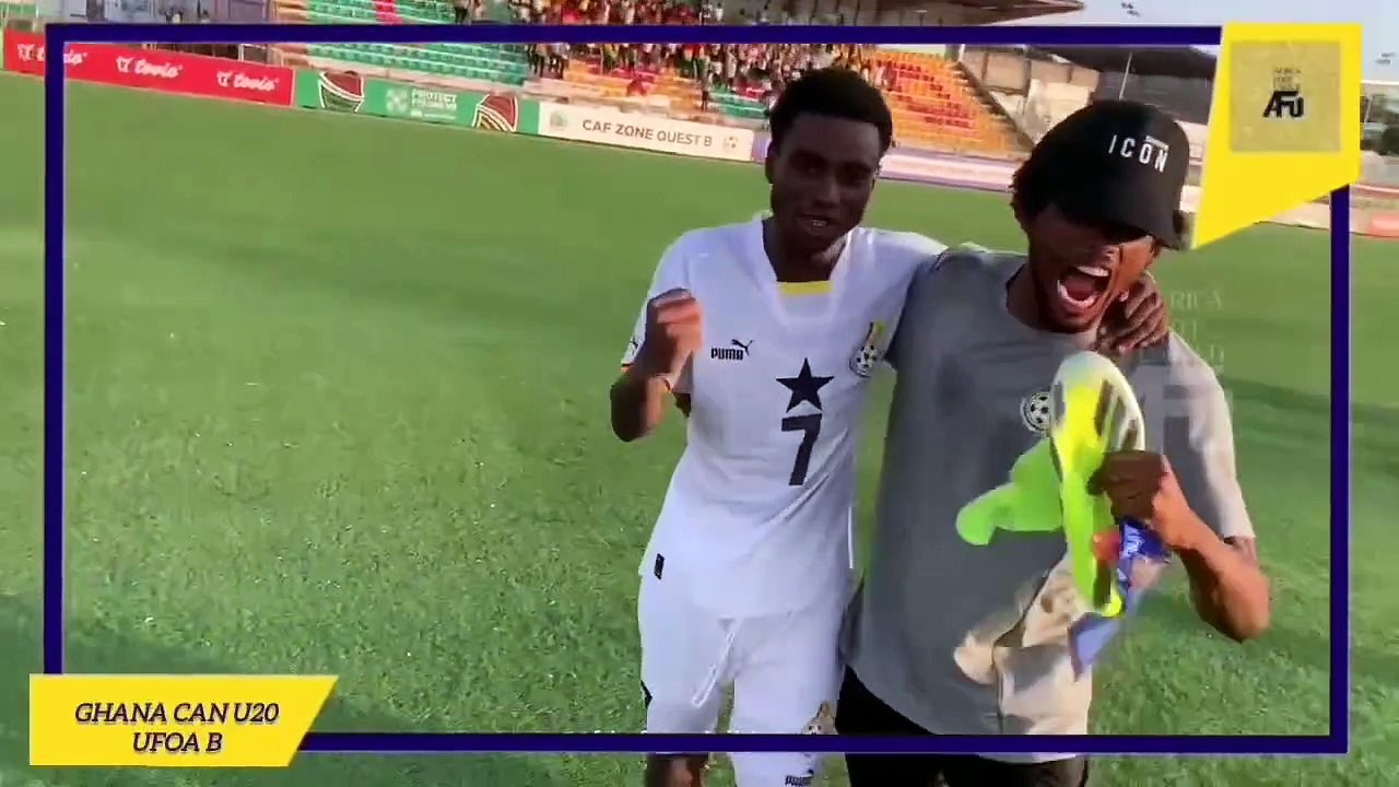 TOURNOI QUALIFICATIF CAN 20 UFOAB Lomé 2024 Première Demi-finale  Le Ghana  dans une ambiance chaude ici au stade municipal de Lomé après leur qualification pour la CAN U20 2025 