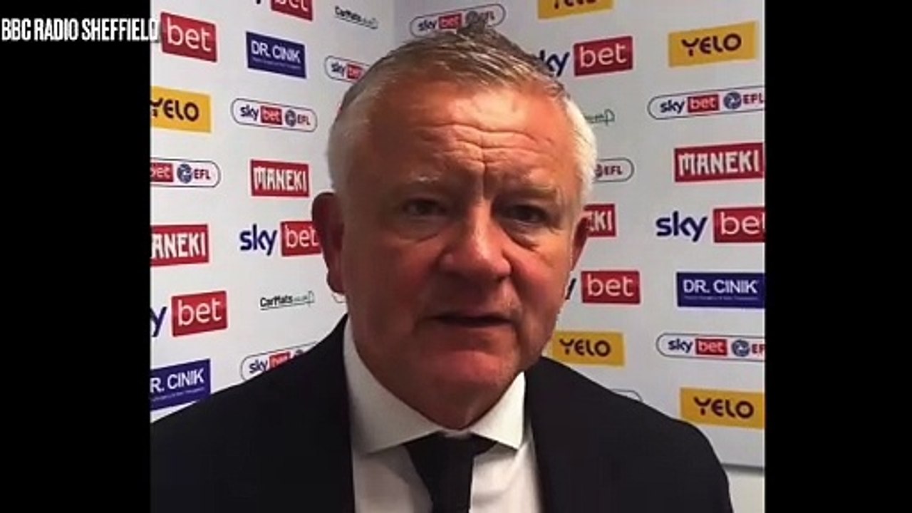 Chris Wilder reacts to Sheffield United 2, Stoke City 0 on emotional day of George Baldock tributes