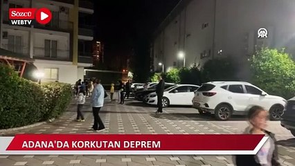 Adana Kozan'da korkutan deprem