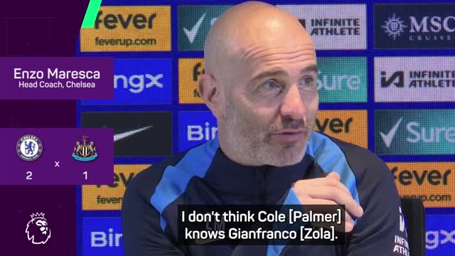 Palmer cannot be compared with Gianfranco Zola, insists Maresca