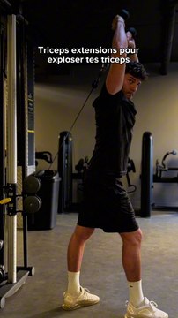Triceps extensions pour exploser tes triceps