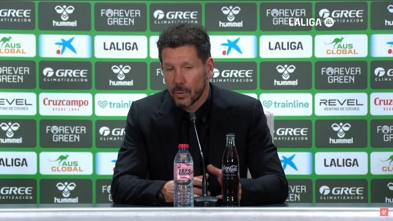 Rueda de prensa de Simeone tras el Betis vs. Atleti