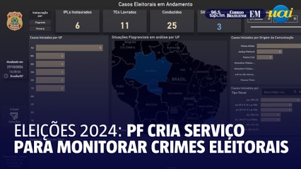 PF cria serviço digital para acompanhar crimes eleitorais