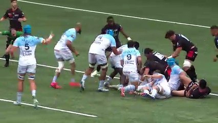 TOP 14 - Essai de Andy BORDELAI (AB) - LOU Rugby - Aviron Bayonnais