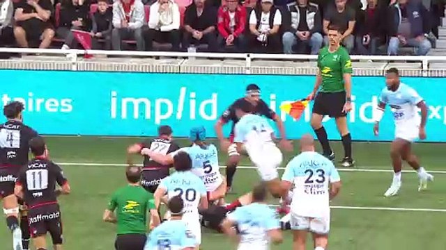 TOP 14 - Essai de Tom SPRING (AB) - LOU Rugby - Aviron Bayonnais