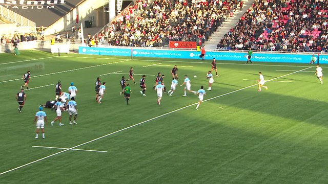 TOP 14 - Essai de Veikoso POLONIATI (AB) - LOU Rugby - Aviron Bayonnais