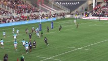 TOP 14 - Essai de Xan MOUSQUES (AB) - LOU Rugby - Aviron Bayonnais