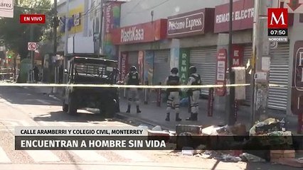 Muere ladrón aplastado por cortina metálica de negocio en Centro de Monterrey