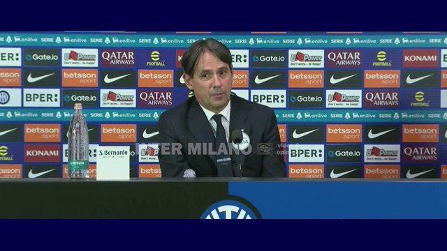 Inter-Juventus 4-4 * Simone Inzaghi: Non si possono concedere alla Juve 4 gol su 4 tiri, Noi ne abbiamo fatti 16 di tiri. Percentuale realizzativa troppo elevata.