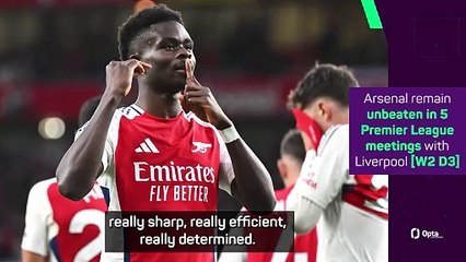 Arteta disappointed with Liverpool draw after 'total domination'