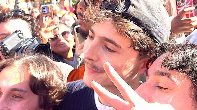 Timothée Chalamet Shocks Fans by Joining His Own Lookalike Contest in NYC