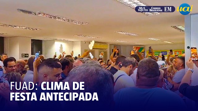 Com 77% de urnas apuradas, apoiadores de Fuad já comemoram a vitória