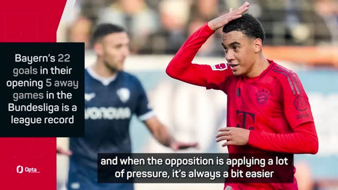 Musiala's headed goal the highlight for Kompany as Bayern beat Bochum