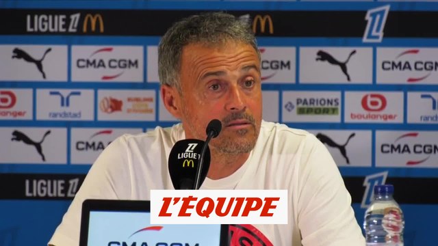 Enrique : «Le plus important, c'est de contrôler ses émotions» - Foot - L1 - PSG