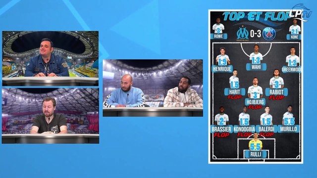 OM 0-3 PSG : les tops et flops