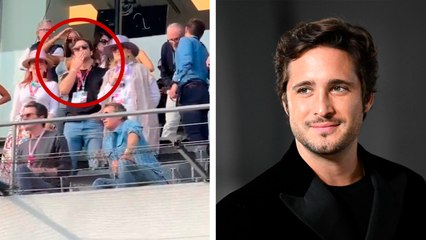 Diego Boneta disfrutando del GP de México junto a Brad Pitt