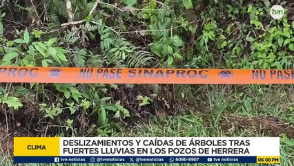 Fuerte aguacero deja incomunicadas a zonas distantes en Los Pozos de Herrera
