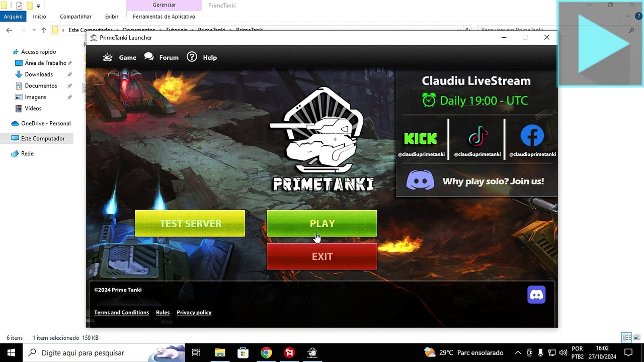O Tanki Online Test Server está de Volta! - Como Baixar Prime Tanki - Old Tanki Online