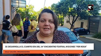 Se desarrolla el cuarto día del 34° Encuentro Teatral Misiones Fer Rosa