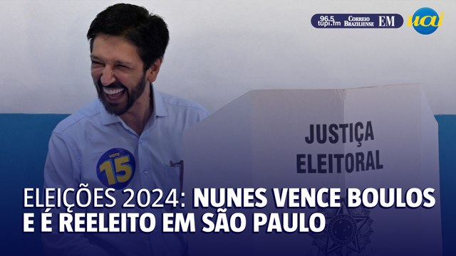 Nunes vence Boulos e é reeleito em São Paulo