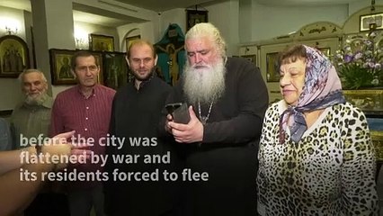 Vovchansk faithful try to keep flame of flattened city alive