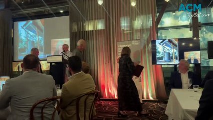 Austin McFarland win at 2024 Australian Timber Awards.