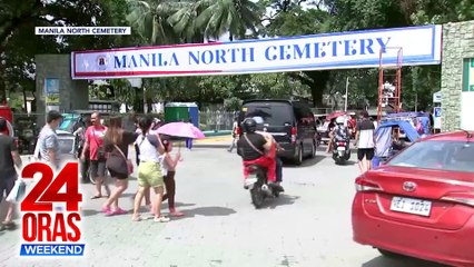 EXTENDED VERSION: Manila North Cemetery, maagang binisita ng mga umiiwas sa dagsa ng tao sa Undas | 24 Oras Weekend