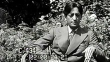Krishnamurti (Sydney 1934)