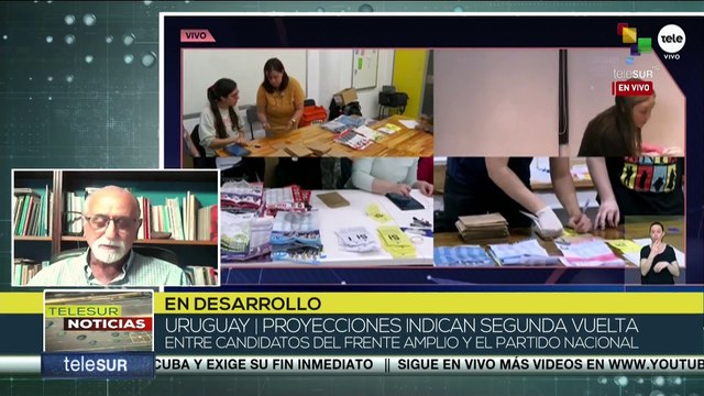 En Uruguay frente amplio y partido nacional se enfrentan en la segunda vuelta de las elecciones presidenciales