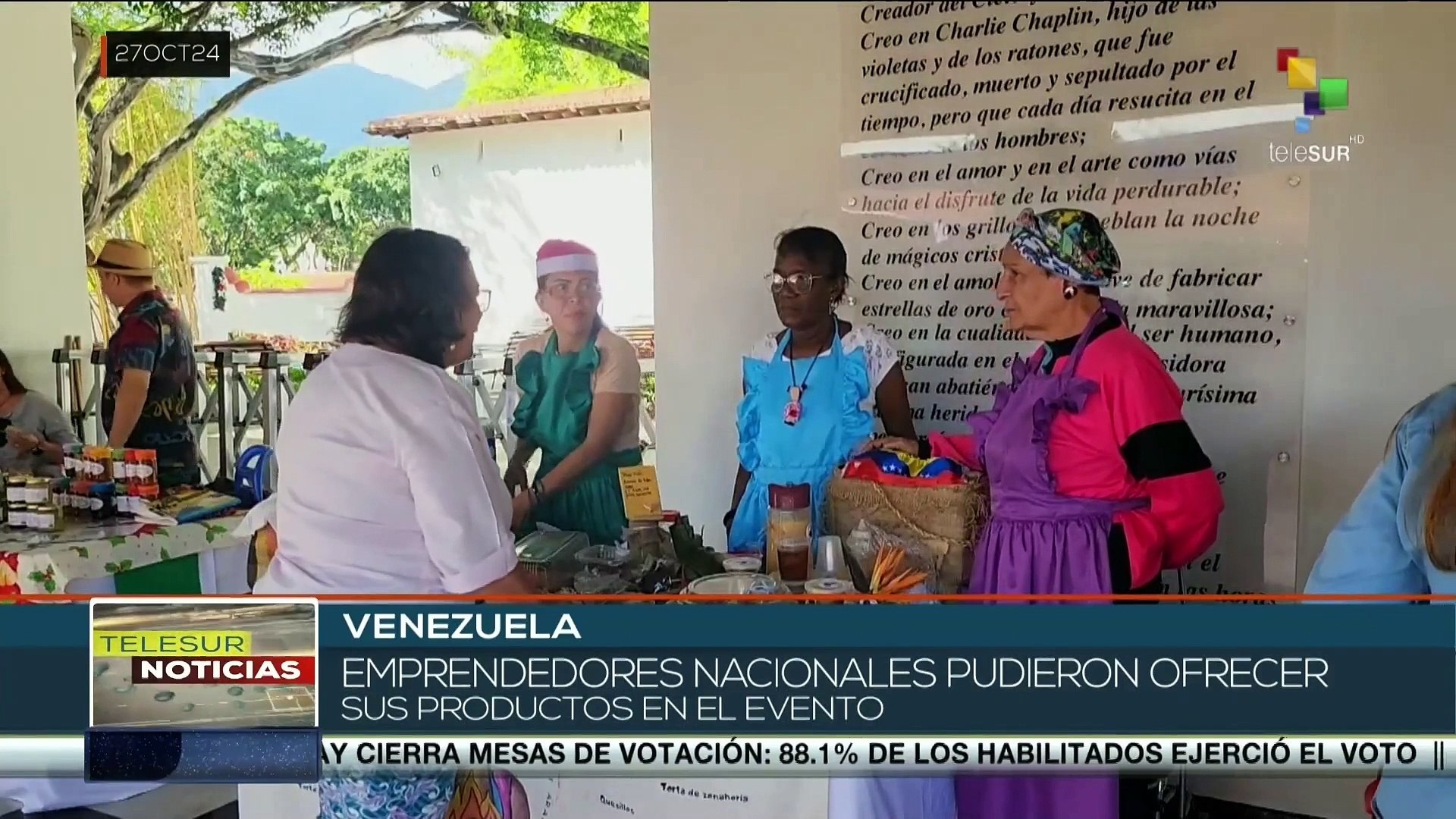⁣Casona cultural Aquiles Nazoa fue escenario del festival Viva Venezuela