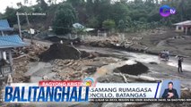 Ilang troso, kasamang rumagasa ng baha sa Agoncillo, Batangas | Balitanghali