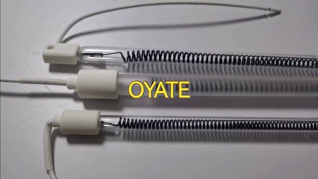 IR heating lamp infrared carbon fiber medium wave heat lamp 500mm 220v 1000w 1500w