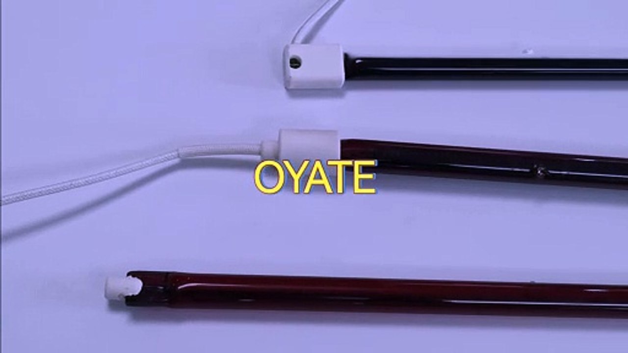 Sk15 halogen ruby heat lamp 1000w Round ruby heating tube 1200w  R7S ruby infrared heating lamps 1500w