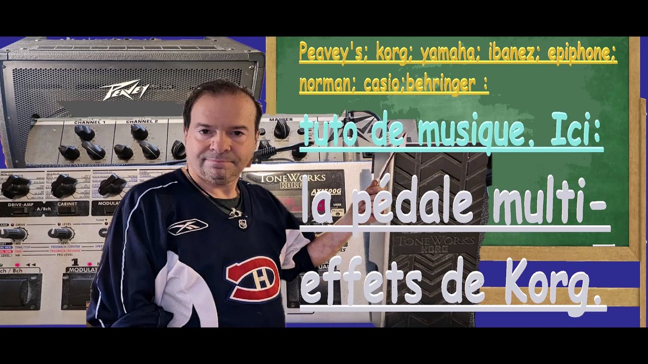 KORG, le TONEWORKS -multi-effets AX1500G; le tutoriel, suite 2 de 3