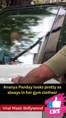 Ananya Panday looks pretty as always in her gym clothes!