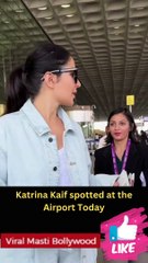 Katrina Kaif spotted at the Airport Today
