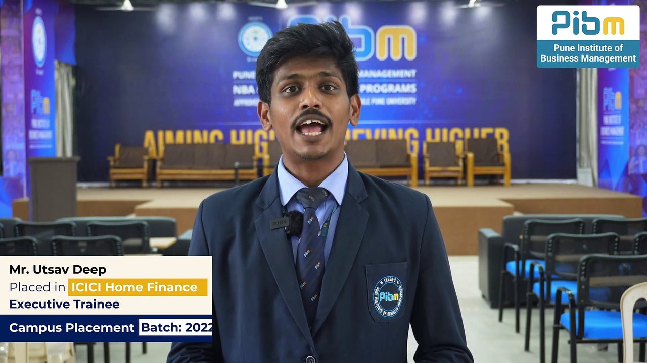 PIBM's MBA & PGDM Placements Triumph Utsav's Inspiring Success Story   Batch 2022-24