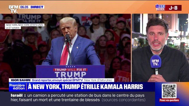 New York: en plein meeting, un soutien de Trump compare Porto Rico à une île flottante d'ordures