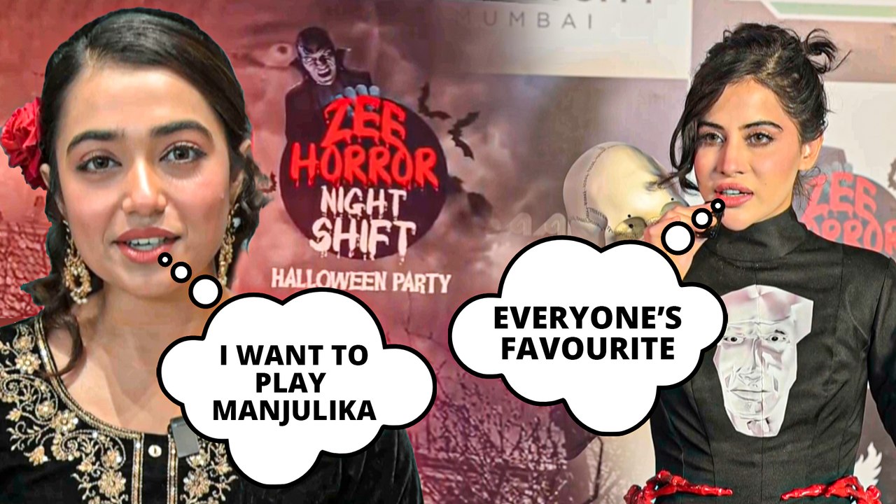 Halloween Fashion At Its Best: Uorfi Javed And Neeharika Roy Attends Zee Horror Night Shift Event