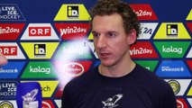 Philipp Lindner (VSV) nach dem Derbysieg gegen den KAC