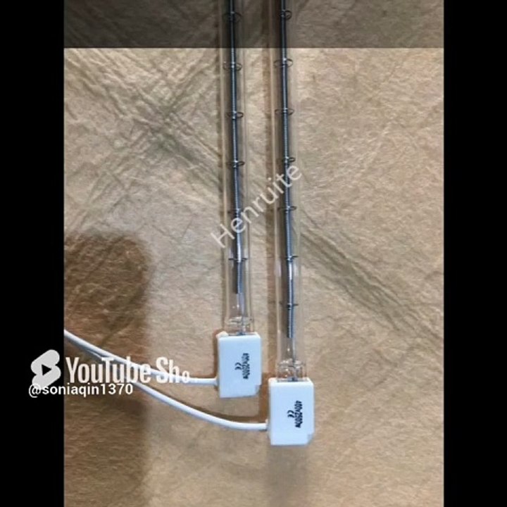 Fast medium wave infrared emitter quartz halogen short wave infrared lamp for heating