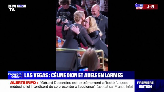 Las Vegas: la chanteuse Adele fond en larmes en découvrant Céline Dion parmi le public de son dernier concert