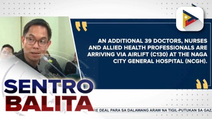 DOH, nagpadala ng karagdagang health emergency response teams sa Bicol Region